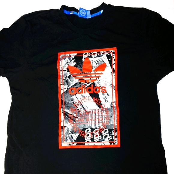 adidas Other - Adidas 3 Stripes Black T-Shirt XL